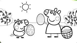 Wohnhaft bei malbüchern mussten sie dasjenige nehmen, welches verfügbar war, wohl hier können. Peppa Pig Easter Coloring Page Geburtstag Malvorlagen Wenn Du Mal Buch Malbuch Vorlagen