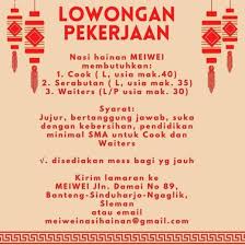 Loker supir serabutan sleman : Koki Karyawan Serabutan Waiters Sleman Indah Pratiwi 10 Feb 2021 Job Atmago Neighbors Helping Neighbors