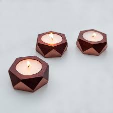 A diy tea light holder is a simple and fast project that can be completed in just a few minutes! Hand Made Wooden Tea Light Holders Hatched Creative Personalised Art Canvases And Crafts