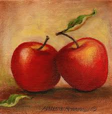 Ratings, based on 496 reviews. Two Red Apples Painting By Marlene Bonneville