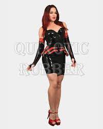 Maybe you would like to learn more about one of these? Klassische Latex Kleid Mit Bh Cups Etsy
