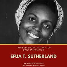 Latest Honours In 2020, at an event marking International Women's Day,  Sutherland was honoured by 3Music Awards for her achievements in the  entertainment industry. In March 2024, the estate of Efua Sutherland