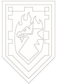 1) if you have javascript enabled you can click the print link in the top half of the page and it will automatically print the coloring page only and ignore the advertising and navigation at the top of the page. 29 Coloring Pages Of Lego Nexo Knights On Kids N Fun Co Uk Op Kids N Fun Vind Je Altijd De Leukste Kleurplaten Het Eerst Coloring Pages Knight Knight Shield