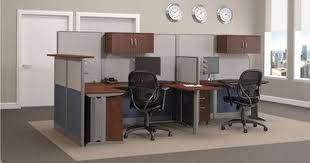 Bush Business Furniture Office In An Hour L Shaped Workstation Cubicle Modular Home Office Furniture Modular Office Furniture Office Furniture Design
