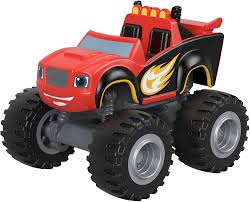 Join blaze, the world's most amazing monster truck, and his driver, aj, on their axel city adventures! Amazon Com Fisher Price Nickelodeon Blaze The Monster Machines Ninja Blaze Toy Red Toys Games