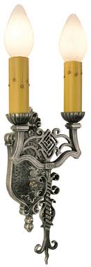 Our selection of wall sconces includes various designs to help compliment any look you are going for. Vintage Hardware Lighting Double Candle Electric Wall Sconce Light 554 Aczn Es