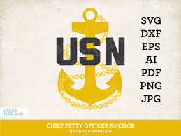 Us Navy Chief Petty Officer Anchor Vector Files Svg Dxf Etsy Navy Chief Petty Officer Chief Petty Officer Navy Chief