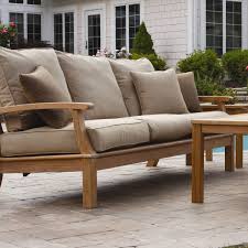 Update your patio seating with this stacking dining chair. Three Birds Casual Monterey Deep Seating Sofa With Cushions Deep Seated Sofa Deep Seating Deep Sofa Comfy Couches