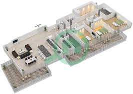 Floor plan is schematic based on washington post. Floor Plans For Unit 1 3 Bedroom Apartments In Serenia Residences West Wing Bayut Dubai