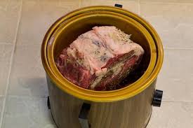 Cuts of beef that perform well for pot roasting go by many different names: How To Cook A Prime Rib Roast In A Crock Pot With Vegetables Cooking Prime Rib Roast Prime Rib Roast Rib Roast Cooking