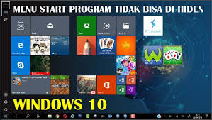 Salah satu penyebab tidak dapat membuka start menu pada windows 10, yaitu adanya file sistem yang corrupt atau rusak. Menu Start Program Tidak Bisa Dihiden Pada Windows 10 Miraclewijaya Com