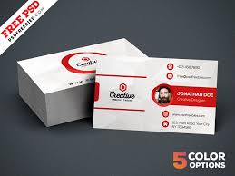 A business card is like an identity card for professionals. Free Creative Business Card Template Psd Download Psd