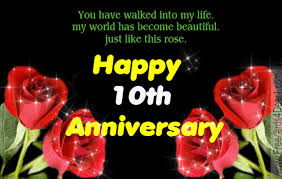 Tin is the traditional 10th wedding anniversary gift. 10th Anniversary Wishes For Husband