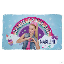 Jojo siwa blanket hakkında henüz karar veremediyseniz ve benzer bir ürün satın almayı düşünüyorsanız, aliexpress fiyatları ve satıcıları karşılaştırmak için harika bir yer. Personalized Fuzzy Blanket Jojo Siwa Dream Big Walmart Com Walmart Com