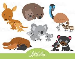 Desert Animal Mom And Baby Motherhood Clipart 17045 Etsy Australia Animals Clip Art Animals For Kids