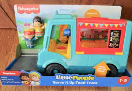 Sign up to receive news and offers for brands available from fisher price and the mattel family of companies. Fisher Little People Serve It Up Food Taco Truck Musical Vehicle 2020 Toy For Sale Online Ebay