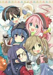 Yuru camp, anime girls, nadeshiko kagamihara, rin shima, mountain. Yuru Camp Anime Anime Wallpaper Anime Friendship