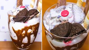 You'll love the delicious taste of these authentic frozen desserts topped with fresh fruit. Awesome Ice Cream Sundae Recipe Easy Dessert Ideas Kanak S Kitchen Youtube