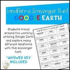 Landforms Scavenger Hunt Social Studies Elementary Earth And Space Science Teaching Landforms