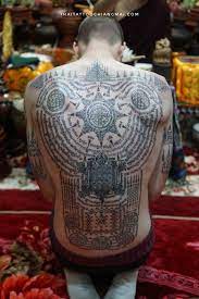 Sak Yant In Chiang Mai Sak Yant Tattoo Thai Tattoo Thailand Tattoo