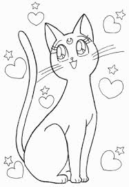 Los gatos kawaii son lindos y muy tiernos al igual que los unicornios y es casi una regla tener imágenes de este hermoso animal. Imagenes De Gatos Para Colorear Dibujos De