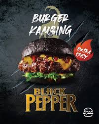 Resepi kambing panggang black peppe. The Brgr Our Succulent Mutton Burger Black Pepper Burger Kambing Gonna Be Your Great Feast Option With Friends The Black Pepper Sauce Is The Secret Recipe Well Blend By Our Star Chef