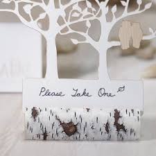 Check spelling or type a new query. Faux Birch Log Rustic Place Card Holders Set Of 6