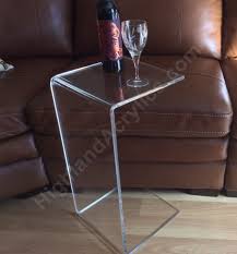 C Table Clear Acrylic Side End Laptop Stand Acrylic Side Table C Table Table