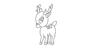 Sketch dino mask drawing base. How To Draw A Deer Step By Step Verbnow