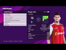 Sign up for free for the. Francisco Trincao Face E Football Pes 2020 Braga Youtube
