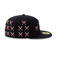 Spike Lee X New York Yankees Championship Crossed Bat 59fifty Fitted Hats New Era Cap Fitted Hats New Era Fitted Hats New Era Cap