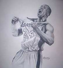 Kobe Bryant Victory Acrylic On Canvas By Mark Bukofsky Sketches Kobe Bryant Kobe
