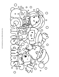 This collection includes mandalas, florals, and more. Cute Christmas Coloring Page Free Printable Pdf From Primarygames