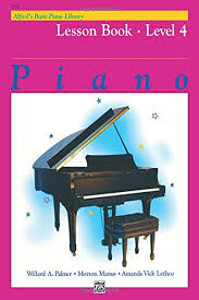 Alfred S Basic Piano Library Lesson Book Bk 4 By Willard A Palmer Alfred Music Piano Lessons Library Lessons Learn Piano
