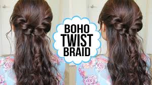 If you want a messier look, just loosen up on your hold. Easy Twist Braid Hairstyle Hair Tutorial Youtube