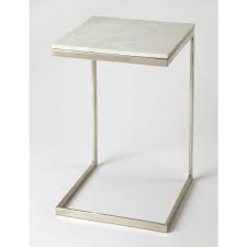 Buy metal oval coffee tables and get the best deals at the lowest prices on ebay! Butler 9349220 Lawler End Table In White Marble Brushed Nickel Iron