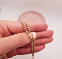 Dainty Gold Chain Necklace 18K Plated Tarnish Free Waterproof