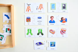 Some correlation can be seen in a child's ability to complete puzzles and their handwriting skills as they have to work carefully. Puzzles For Cognitive Development What Goes Together How We Montessori