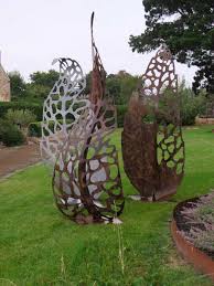 flora sculpture kooper tasmania metal sculptures garden metal garden art garden art sculptures