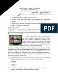 Maybe you would like to learn more about one of these? Soal Materi Zat Aditif Dan Adiktif