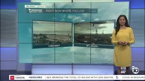 Abc 10news Pinpoint Weather With Weather Anchor Melissa Mecija Youtube