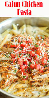 Cajun Chicken Pasta Hot From My Oven Cajun Chicken Pasta Recipes Chicken Dinner Recipes Chicken Alfredo Recipes