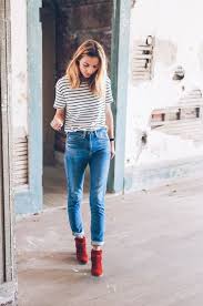 My favorite combination is light blue jeans and mustard/tan suede chelsea boots. 15 Natural Ways On How To Wear Red Ankle Boots Fmag Com