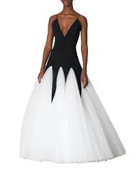 Black White Gown Neiman Marcus