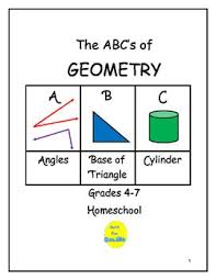 The Abc S Of Geometry Math Projects Middle School Elementary Math Geometry