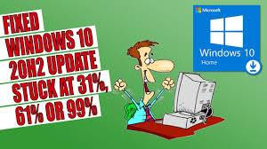 This article lists new and updated features and content that is of interest to it pros for windows 10, version 20h2, also known as the windows 10 october 2020 update. Fixed Can T Update Windows 10 20h2 Update Stuck At 31 61 Or 99 Solution Youtube