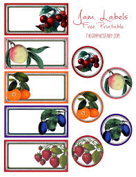 · toad's treasures homemade jam labels. Free Printable Jam Labels The Graphics Fairy