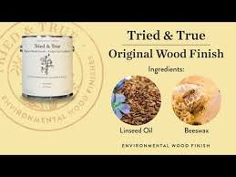 Tried True Wood Finishes Are 100 Solvent Free Zero Voc S And Contain No Heavy Metal Driers 100 Safe For Food Contact All In 2020 Aging Wood Branded Video Vocs