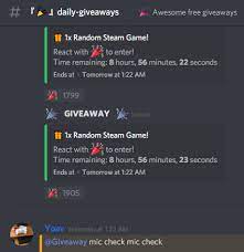 Minecraft account giveaway discord server! Discord Ads Hundreds Of Joins Huge Gaming Giveaway Server 1 000 Entries Daily Mc Market