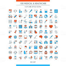Medical And Healthcare Icons Set Modern Icons On Theme Health Health Care Icon Set Health Insurance